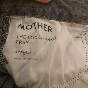 Mother the looker skinny fray
